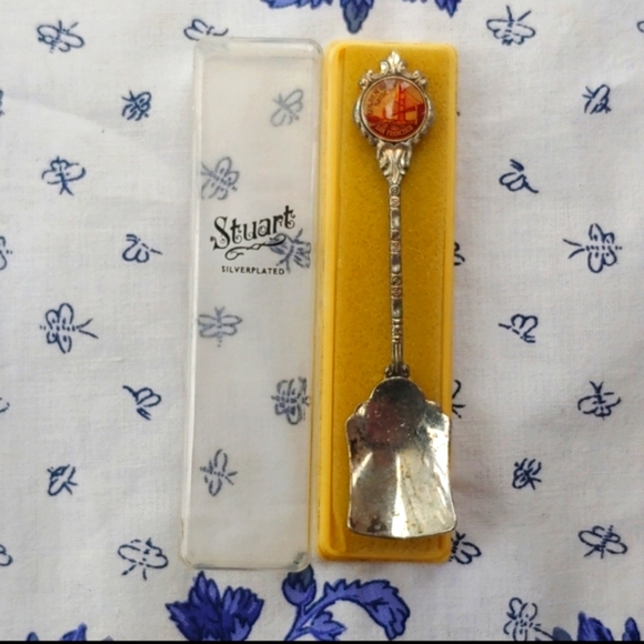 Vtg Golden Gate Bridge Silverplated Shovel Spoon - Picture 3 of 5